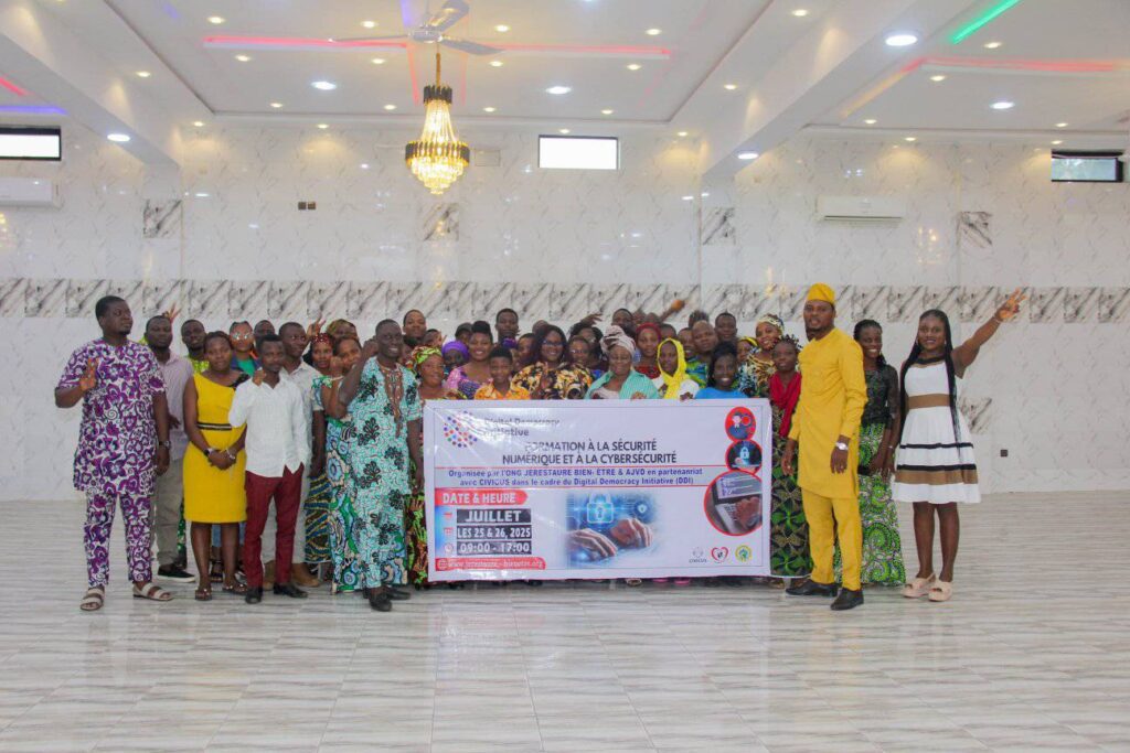 JERESTAURE BIEN ETRE et AJVD en première ligne pour renforcer la résilience numérique au Bénin